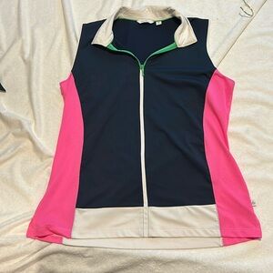 Women’s sleeveless golf shirt